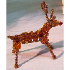 Beaded Reindeer Pattern (downloadable)
