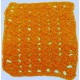 Diagonal Cluster Crocheted Dishcloth Instructions (free)