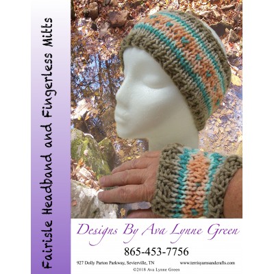 Headband and Fingerless Mitts Pattern (download)