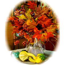 Cider Bottle Centerpiece Instructions (free)