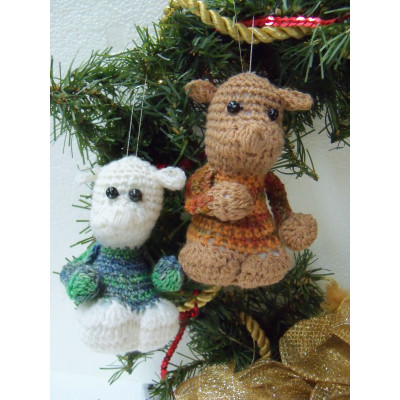 Merry Bear Ornament To Crochet Merry Bear Ornament To Crochet