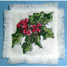 Holly Cross Stitch Pattern