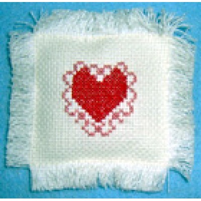Lacy Heart Cross Stitch Pattern