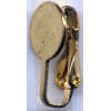 Clip-on Earring: 10mm Pad gold
