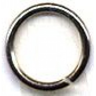 Jump Ring: 10 mm, nickel (silver color)