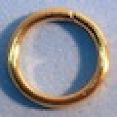 Jump Ring: 4 mm brass (gold