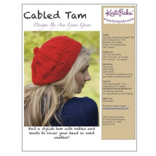 Cabled Tam Pattern