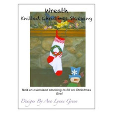 Wreath Christmas Stocking Pattern Wreath Christmas Stocking Pattern