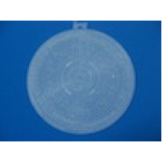 Plastic Canvas Circle: 12 in diameter, clear