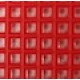 Plastic Canvas Sheets: 7 count, 10.5 in x 13.5 in, red