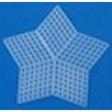 Plastic Canvas Star: 3-1/4 in diameter, clear